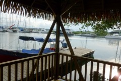 2012-04-10 Panama: Red Frog canopy, tengerpart
